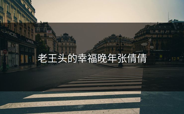 老王头的幸福晚年张倩倩